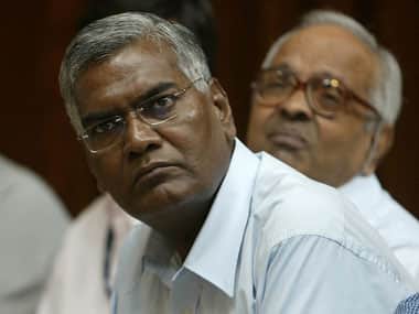 CPI leader D Raja urged the UPA to toughen its stance on Sri Lankan Tamil issue . AFP. 