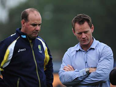 File photo of Mickey Arthur and Pat Howard. Getty Images