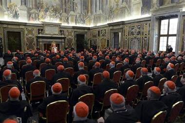 Cardinals begin long process of choosing new pope