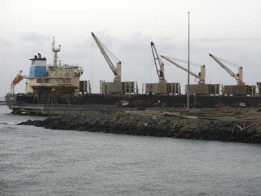 Hurdles in port projects. Reuters