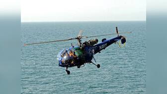 Indian Navy chopper makes emergency landing during routine sortie, crew members rescued