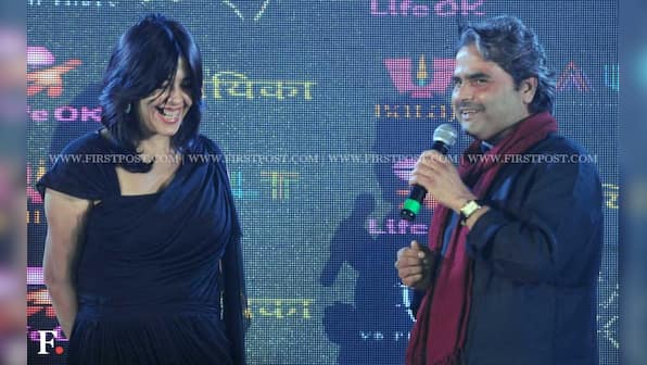 Images: Ekta Kapoor and Vishal Bhardwaj at Ek Thi Naayka launch 