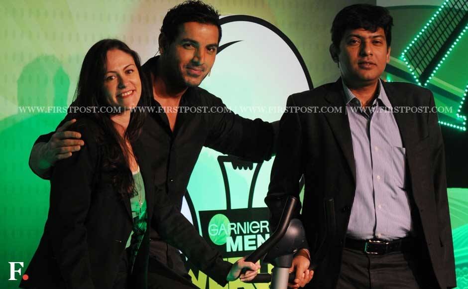 John Abraham at the launch of Garnier&rsquo;s &lsquo;Power Light a village&rsquo; campaign. Sachin Gokhale/Firstpost 