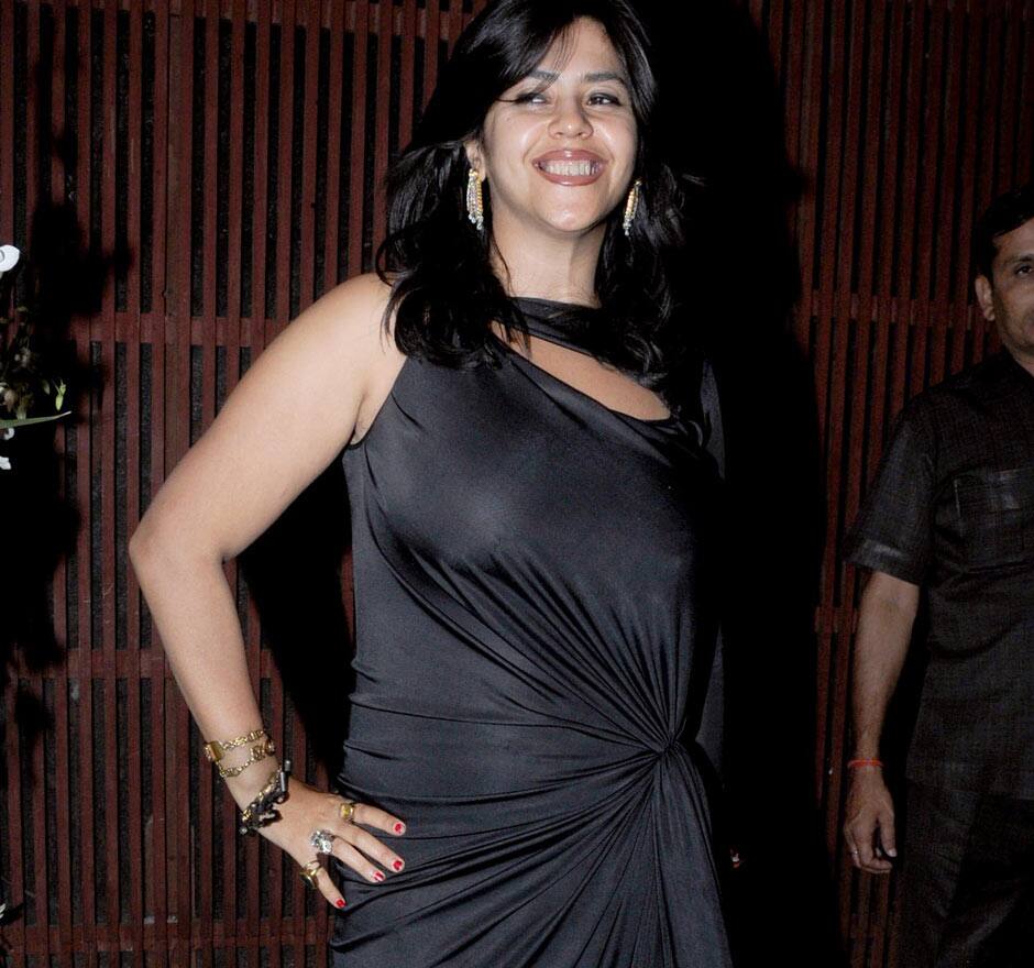 Ekta Kapoor at Kangna Ranaut's birthday party. Sachin Gokhale/ Firstpost