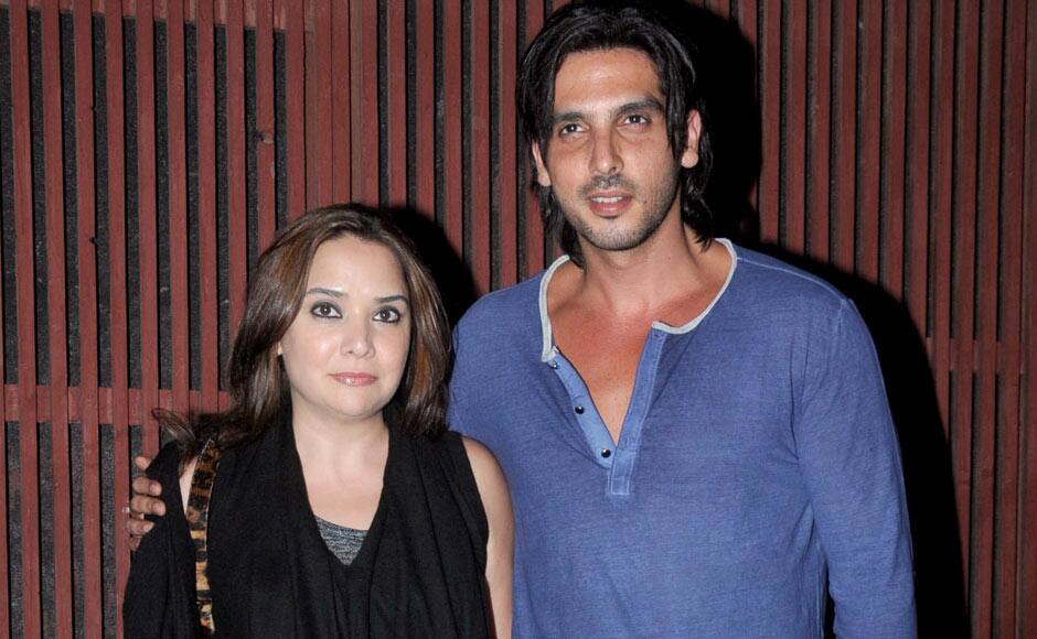 Malaika and Zayed Khan at Kangna Ranaut's birthday party. Sachin Gokhale/Firstpost 