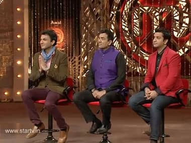 The three judges on the sets of the new season of Masterchef India. 
