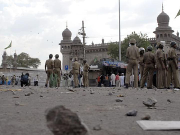 2007 Mecca Masjid blast verdict: Swami Aseemanand, 4 others acquitted; BJP, Congress lock horns over 'saffron terror'