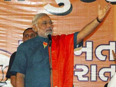 Gujarat Chief Minister Narendra Modi. PTI