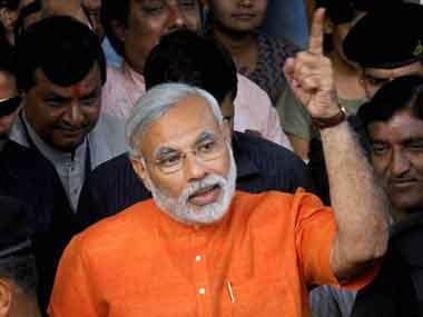 Gujarat Chief Minister Narendra Modi. PTI