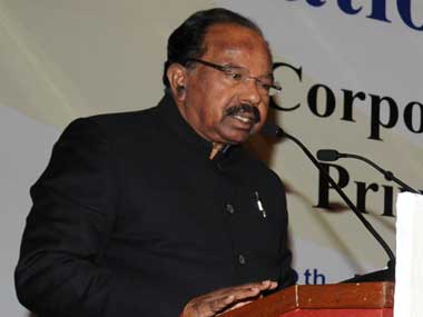 Union Minister M Veerappa Moily. Image courtesy PIB