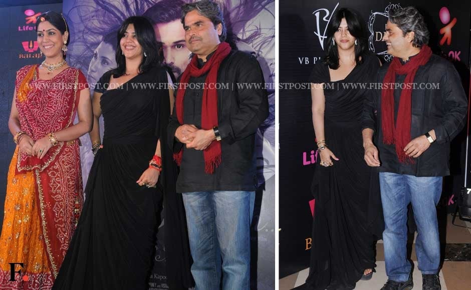 Sakshi Tanwar, Ekta Kapoor and Vishal Bhardwaj. Sachin Gokhale/Firstpost