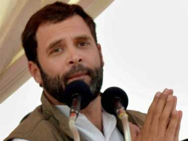 Congress vice president Rahul Gandhi. PTI