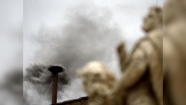 What is the Papal Conclave smoke made of?