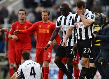 Newcastle's horrid run continued. Getty Images