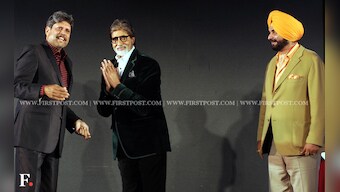 Amitabh Bachchan, Kapil Dev unveil Navjot Singh Sidhu's website 