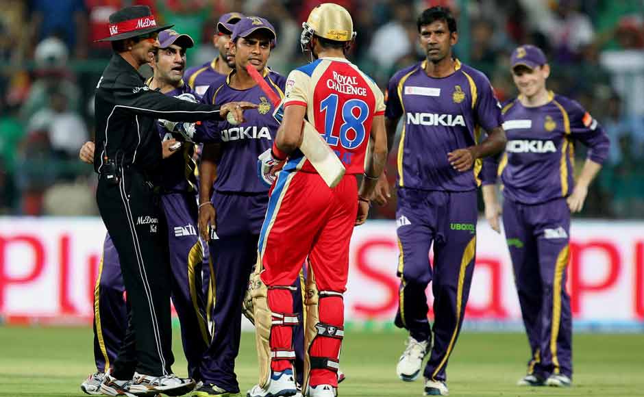 Images: IPL's angry men Kohli, Gambhir clash on field Images: IPL's angry men Kohli, Gambhir clash on field