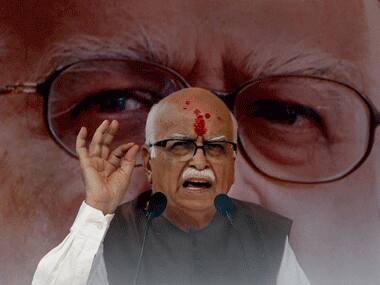 LK Advani. PTI