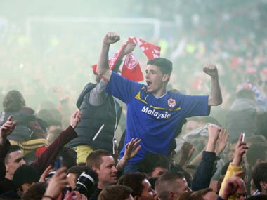 Cardiff City promoted to English Premier League Cardiff City promoted to English Premier League