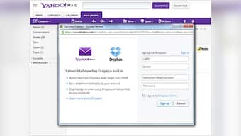 Yahoo! Mail teams up with Dropbox to help manage attachments