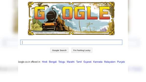 Google Doodle marks 160 years of India's first passenger train