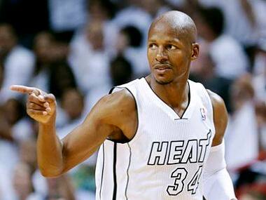 Ray Allen found his range. AP
