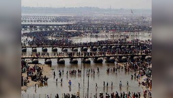 Sadhus complain of improper power, water supply, lack of cleanliness at Kumbh Mela