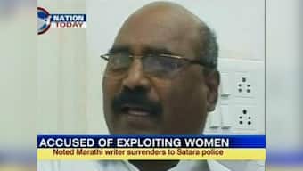 Accused of raping six women, noted Marathi author surrenders