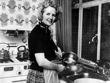 Former British PM Margaret Thatcher. AFP