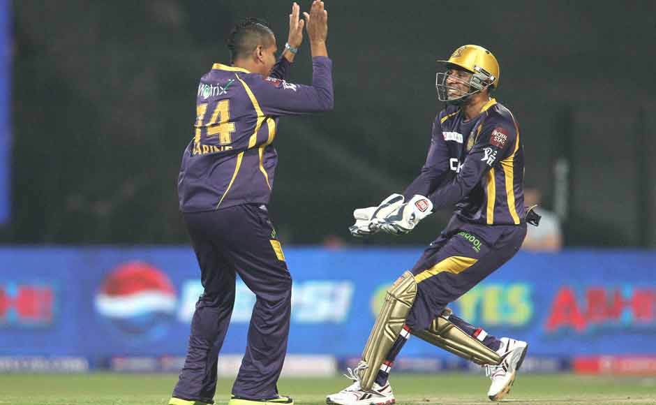 Sunil Narine was Delhi's tormentor in chief, finishing with figures of 4/13. BCCI