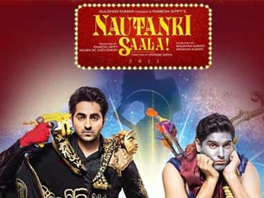 Movie review: Watch Nautanki Saala for Ayushman and Kunal Roy Kapur Movie review: Watch Nautanki Saala for Ayushman and Kunal Roy Kapur