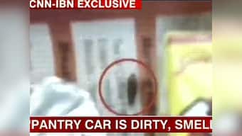 Watch: How bugs and cockroaches roam freely on your railway food