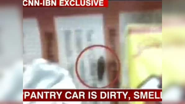 Watch: How bugs and cockroaches roam freely on your railway food