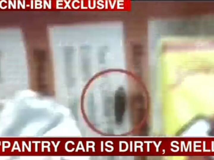 Watch: How bugs and cockroaches roam freely on your railway food