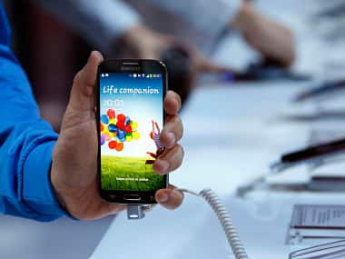 Samsung Galaxy S4 in this file photo. 