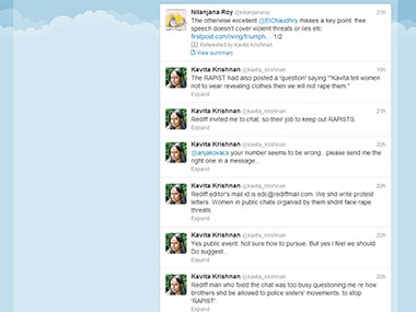 Rape threats on Rediff: Kavita Krishnan speaks out Rape threats on Rediff: Kavita Krishnan speaks out