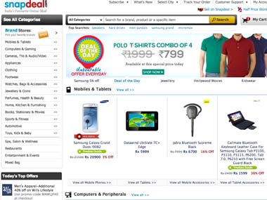 Snapdeal raises $50 million in investments led by eBay Snapdeal raises $50 million in investments led by eBay