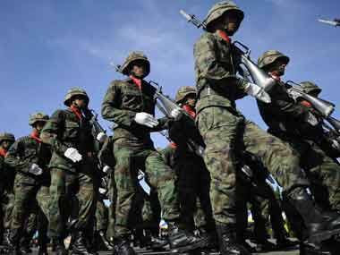 Red or black? Thai army recruits and their tryst with luck