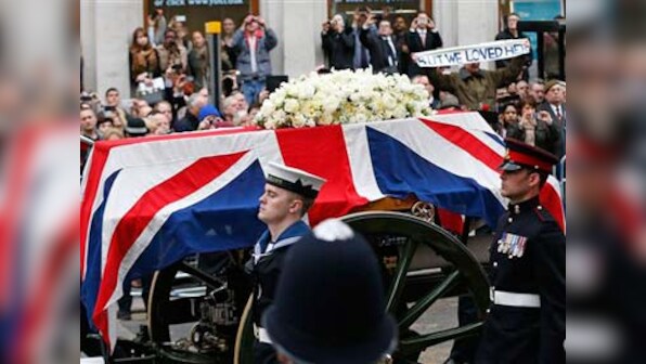 Iron lady Margaret Thatcher laid to rest amid pomp and protest