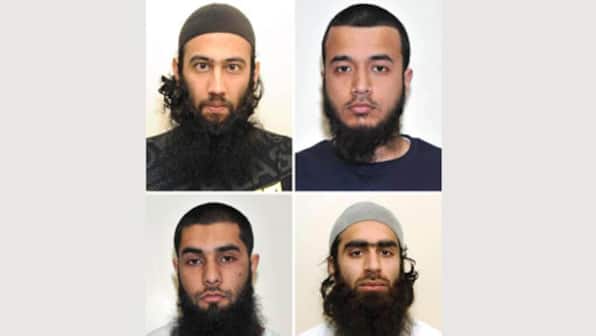 Four UK men jailed for discussing acts of terrorism