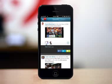 Image from Wavii's blog showing their iPhone feed. 