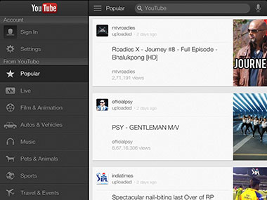 YouTube app for iOS now has live stream, TV queue option YouTube app for iOS now has live stream, TV queue option