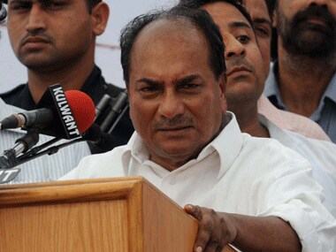 AK Antony. AFP.
