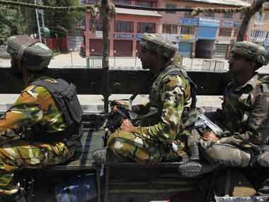 Heightened security in Jammu and Kashmir. Reuters