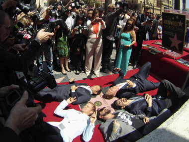 Backstreet Boys lands a star on Hollywood Walk of Fame Backstreet Boys lands a star on Hollywood Walk of Fame