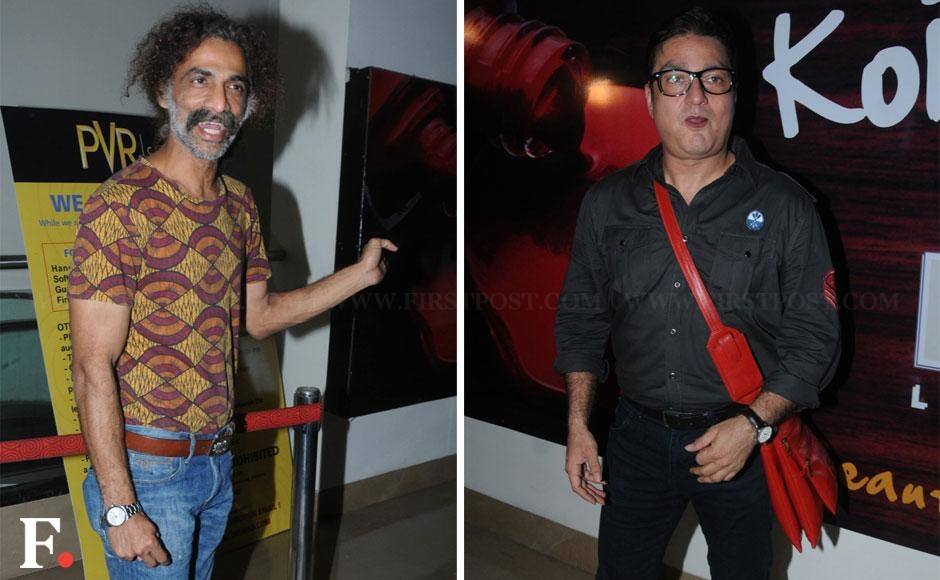 Makrand Deshpande and Vinay Pathak at the special screening of Chasme Buddoor. Sachin Gokhale/Firstpost 