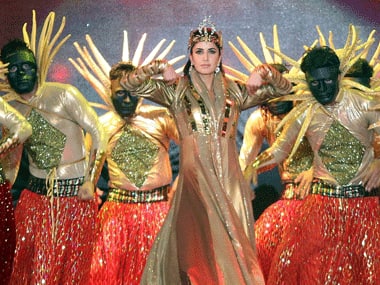 Katrina Kaif at the IPL Opening Ceremony. PTI.
