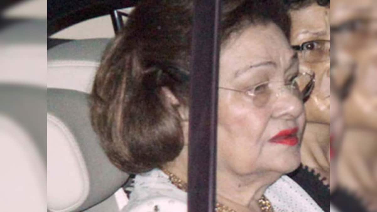 Raj Kapoor's wife Krishna Raj hospitalised – Firstpost
