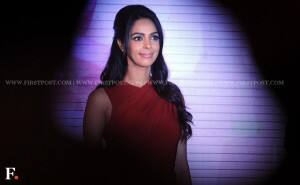 Bollywood actress Mallika Sherawat poses during the announcement of Life OK’s new reality show The Bachelorette at JW Marriott on Monday. Sachin Gokhale/Firstpost 