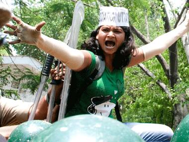 The protests in Delhi. Naresh Sharma/Firstpost