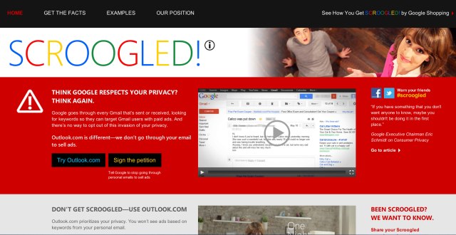 Microsoft ups attack on 'evil' Google, says it doesn't care about privacy Microsoft ups attack on 'evil' Google, says it doesn't care about privacy